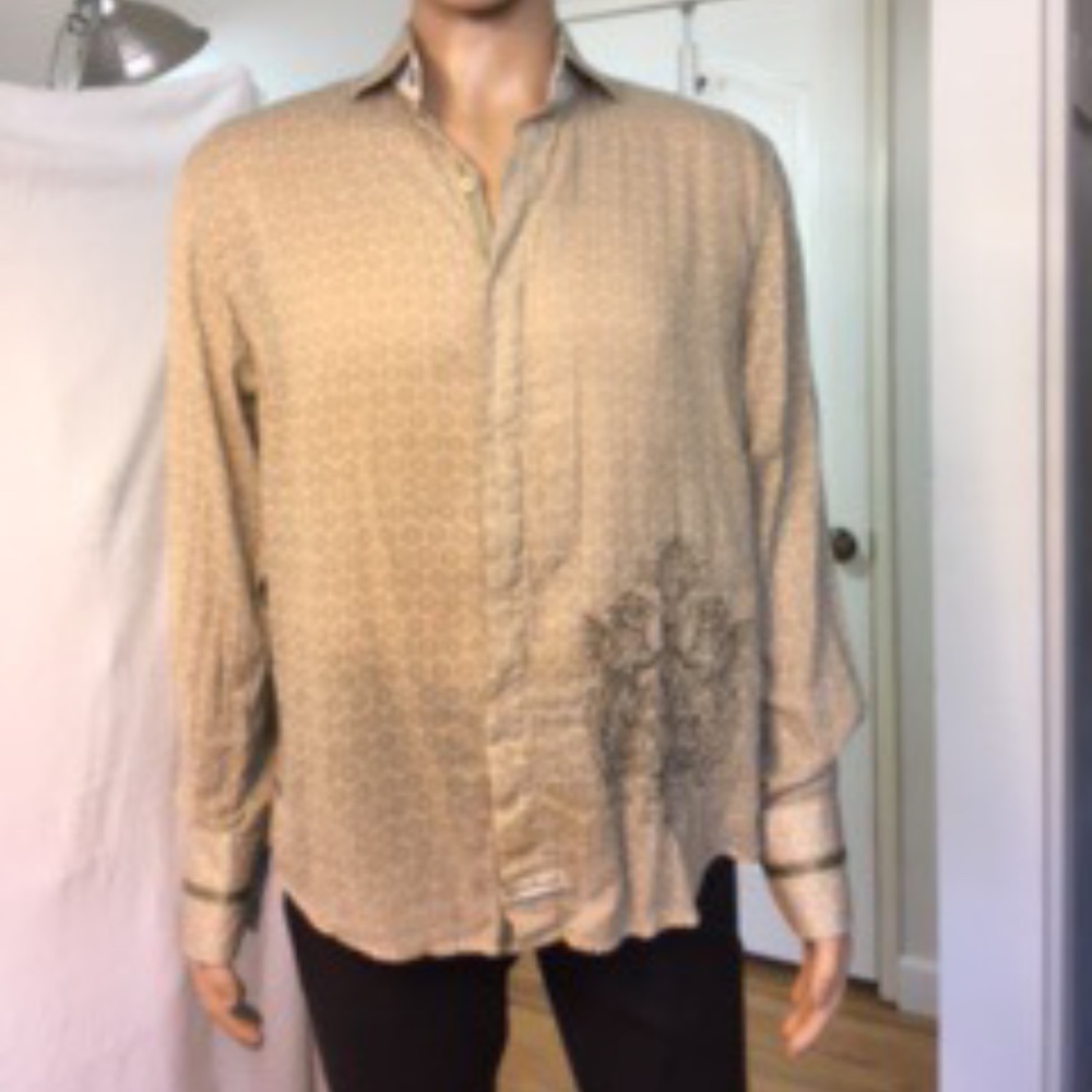 NWOT - English Laundry, Long Sleeve Men shirt, Green, L